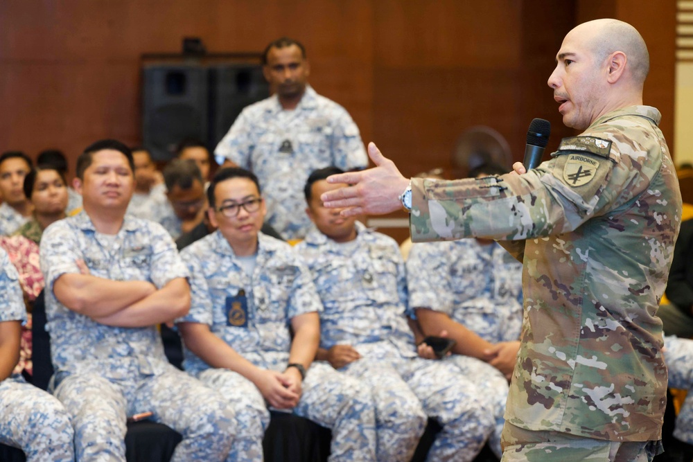 Pacific Partnership 2026 conducts faith-based host nation outreach engagement and disaster management event at Institut Tadbiran Awam Negara Sabah in Kota Kinabalu, Malaysia