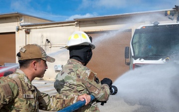 Andersen AFB Firefighters Place New Fire Truck into Service