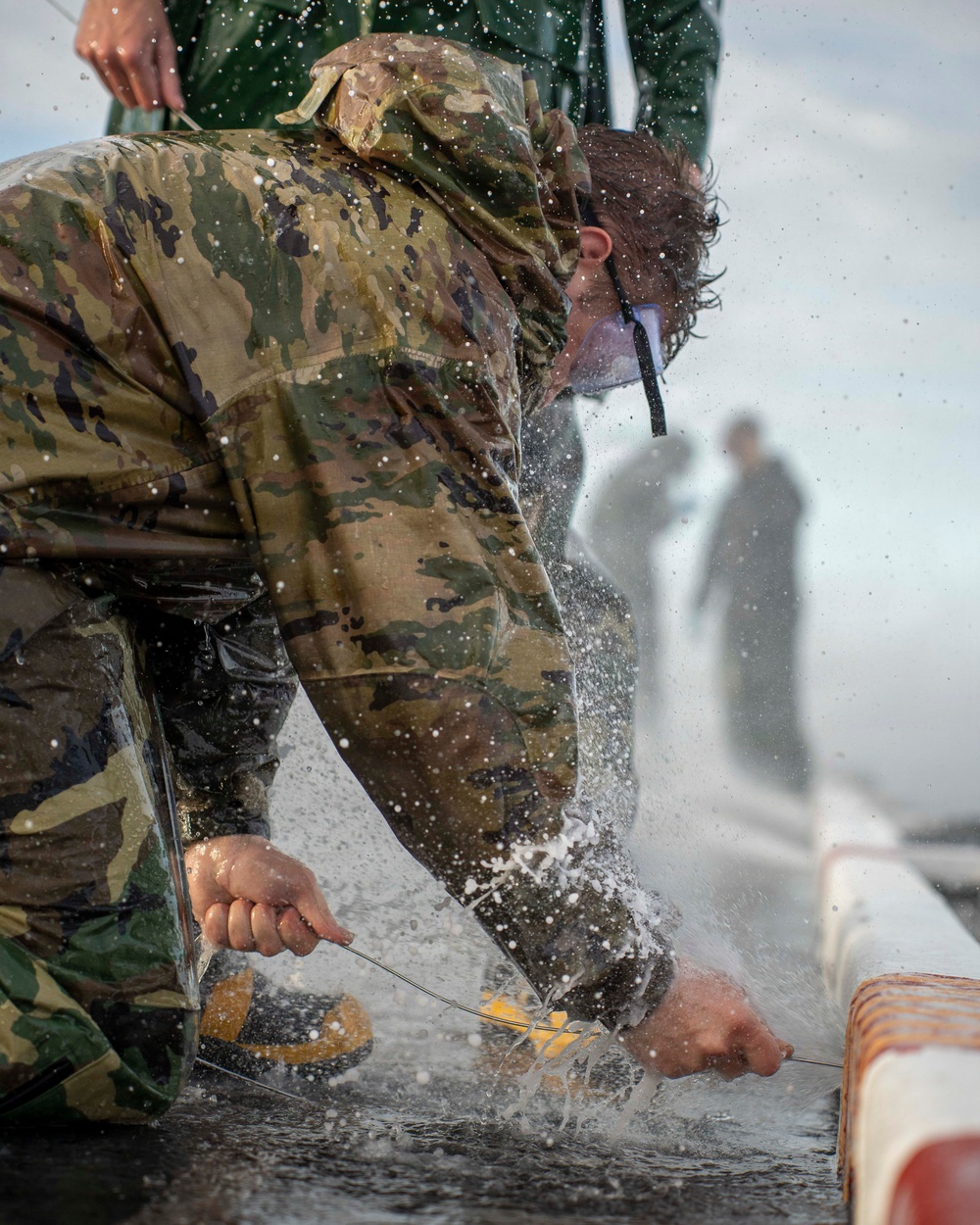 USS Theodore Roosevelt Countermeasure Washdown