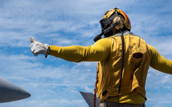 USS Theodore Roosevelt conducts flight operations
