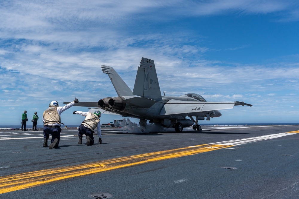 USS Theodore Roosevelt conducts flight operations