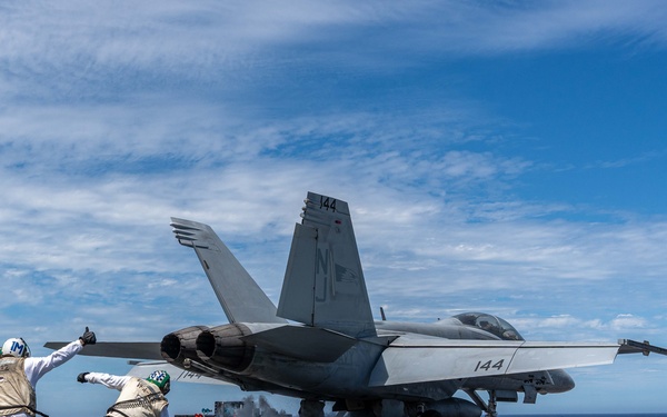 USS Theodore Roosevelt conducts flight operations