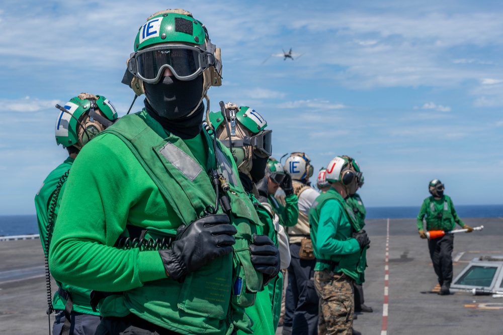USS Theodore Roosevelt conducts flight operations