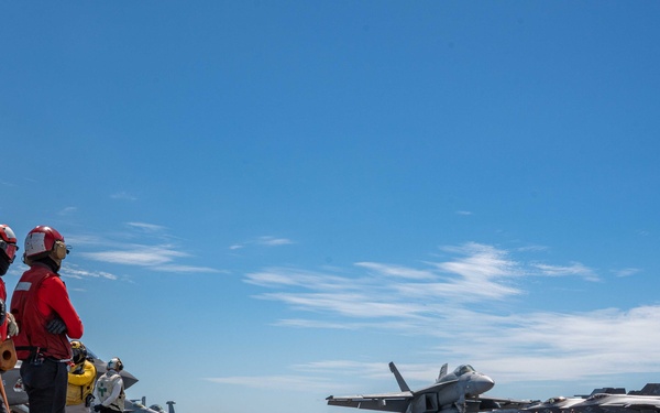 USS Theodore Roosevelt conducts flight operations