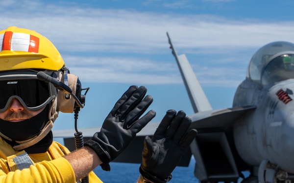 USS Theodore Roosevelt conducts flight operations