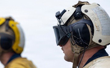 Delbert D. Black Conducts Flight Operations