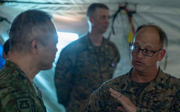 Distinguished Visitors Tour III MEF Forward on Camp Kengun | Yama Sakura 91