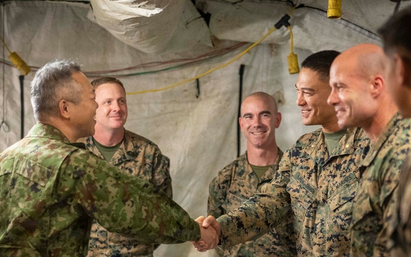 Distinguished Visitors Tour III MEF Forward on Camp Kengun | Yama Sakura 91