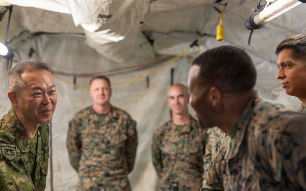 Distinguished Visitors Tour III MEF Forward on Camp Kengun | Yama Sakura 91
