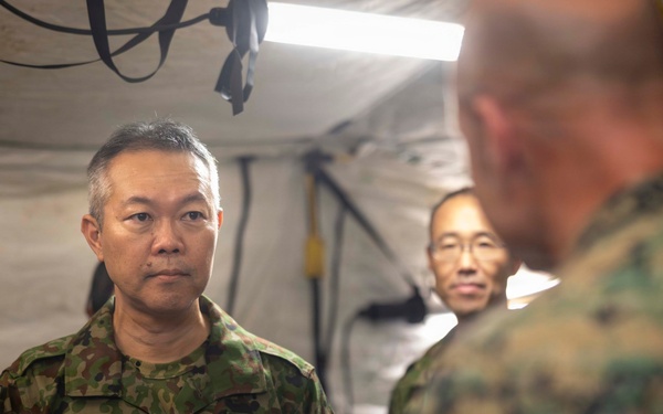 Distinguished Visitors Tour III MEF Forward on Camp Kengun | Yama Sakura 91