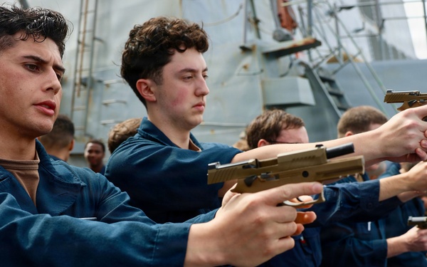 John Finn Conducts A Weapons Familiarization Training