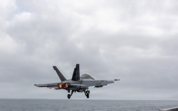 George H.W. Bush Conduct Flight Operations