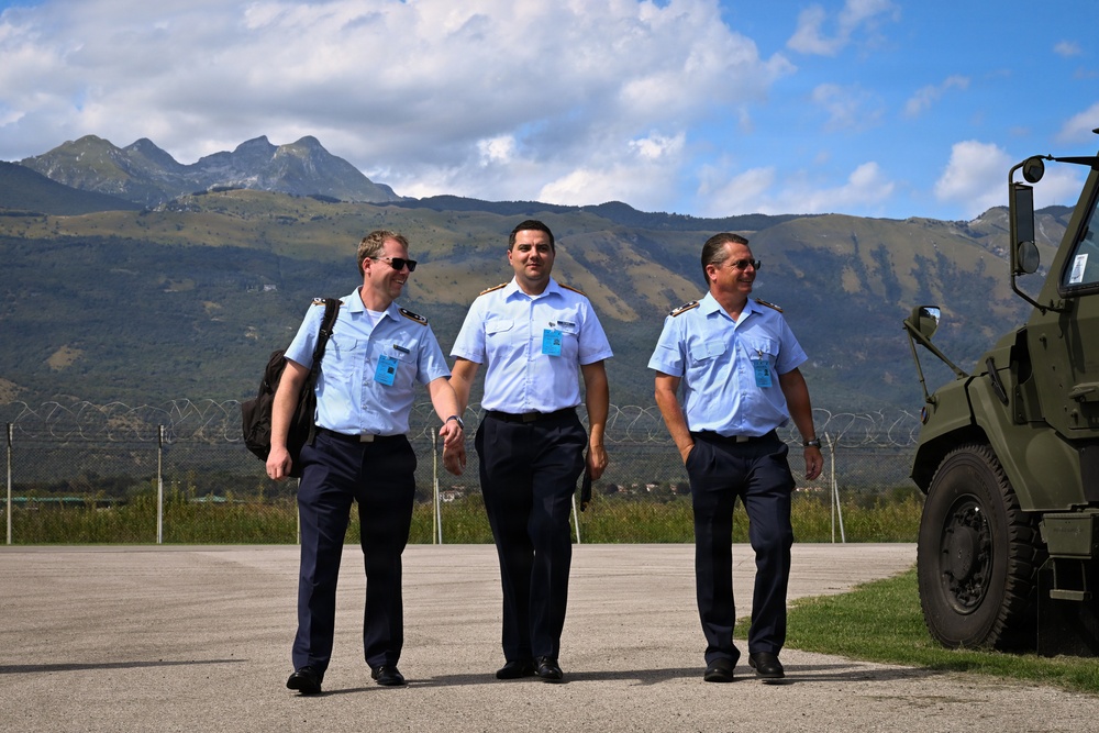 German Air and Space Force Headquarters Delegation visits 606th ACS