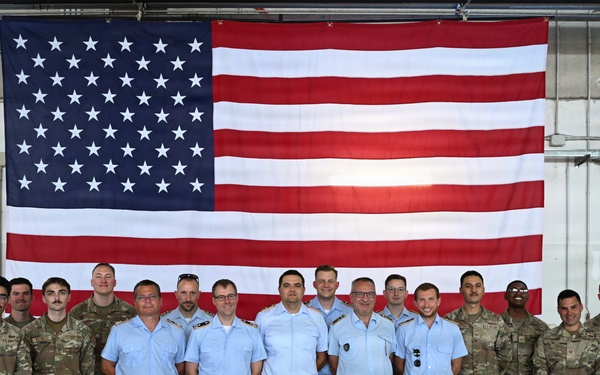 German Air and Space Force Headquarters Delegation visits 606th ACS