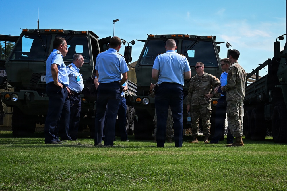 German Air and Space Force Headquarters Delegation visits 606th ACS