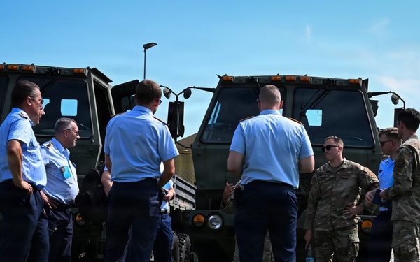 German Air and Space Force Headquarters Delegation visits 606th ACS