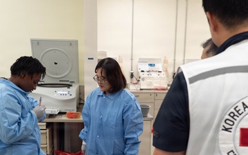 95th Medical Detachment Blood Support Conducts Deglycerolization of Blood Stress Test