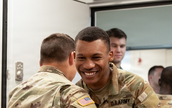 MDC-E Commander Reenlists Sgt. Darius Walker