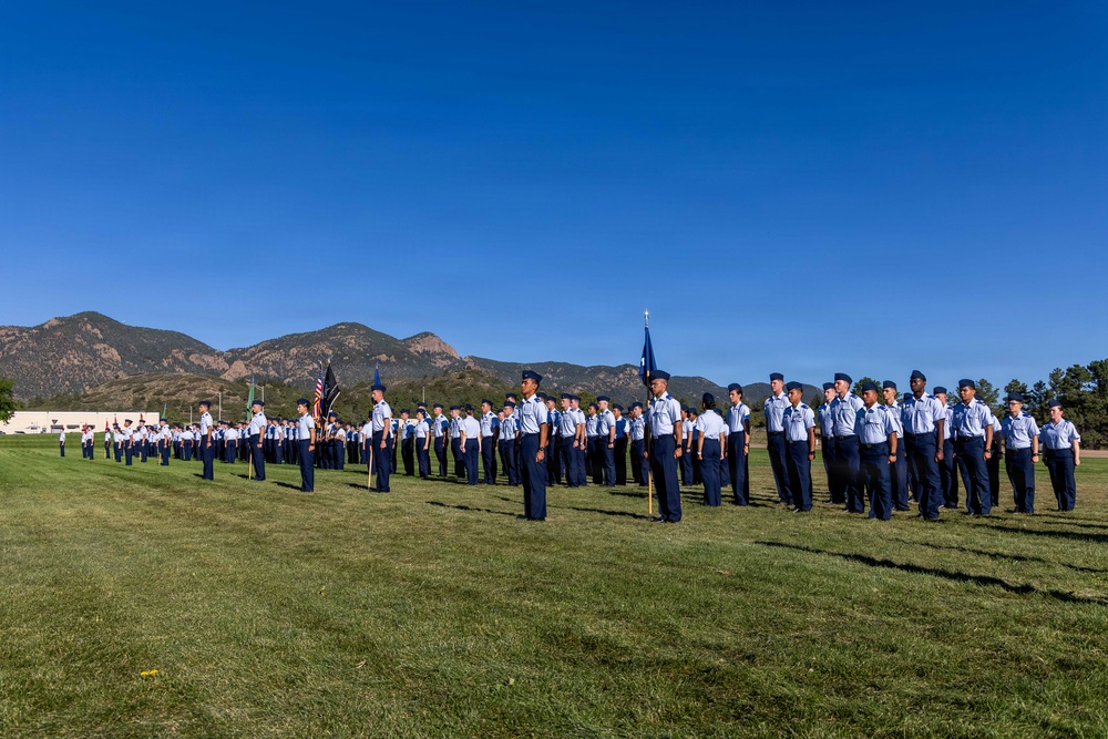 Prep School cadet candidates march in Parents’ Weekend Parade 2026