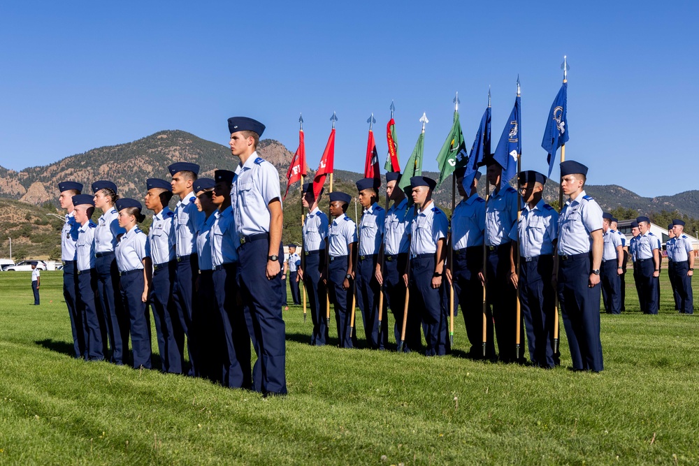 Prep School cadet candidates march in Parents’ Weekend Parade 2026