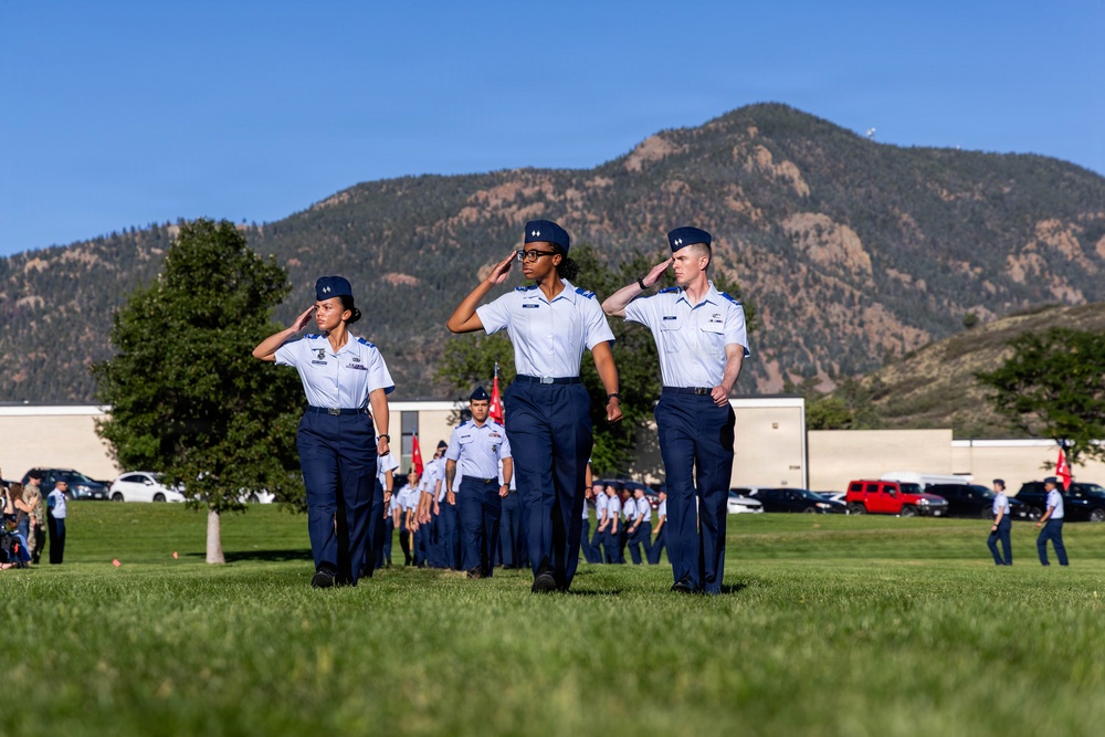 Prep School cadet candidates march in Parents’ Weekend Parade 2026