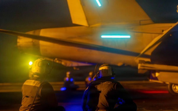 George Washington Conducts Flight Operations
