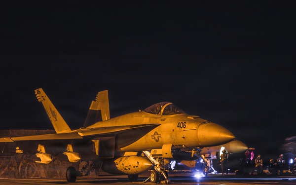 George Washington Conducts Flight Operations