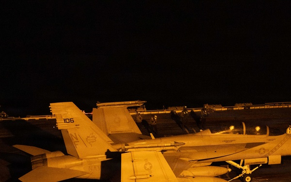 George Washington Conducts Flight Operations