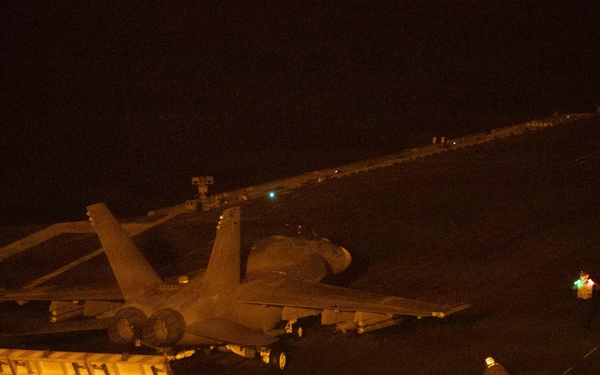 George Washington Conducts Flight Operations