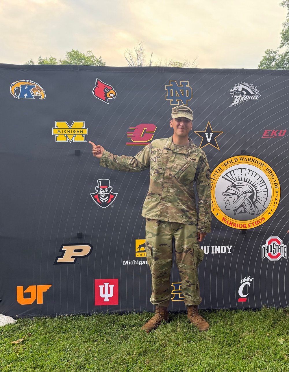 SMP Cadet Bridges National Guard Experience and ROTC Leadership at Advanced Camp