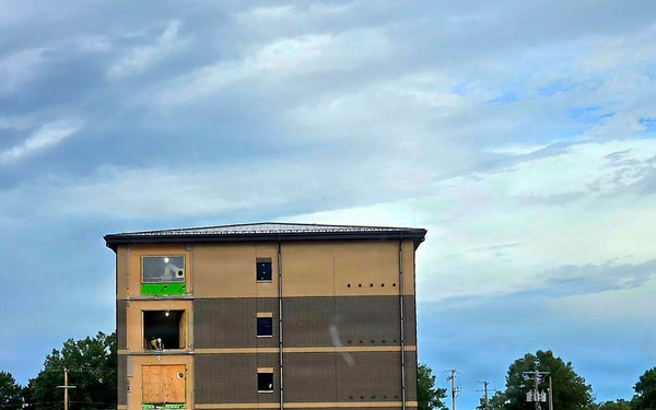 September 2026 construction operations of Officers Quarters Project at Fort McCoy