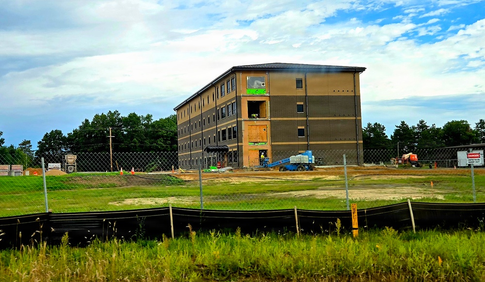 September 2026 construction operations of Officers Quarters Project at Fort McCoy