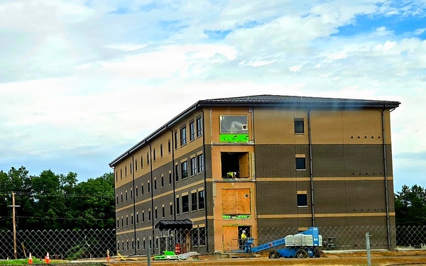September 2026 construction operations of Officers Quarters Project at Fort McCoy