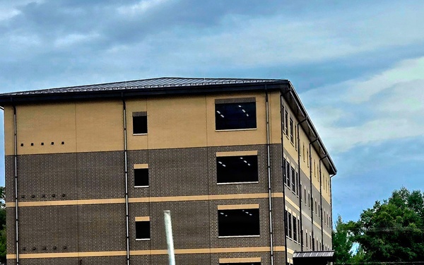 September 2026 construction operations of Officers Quarters Project at Fort McCoy