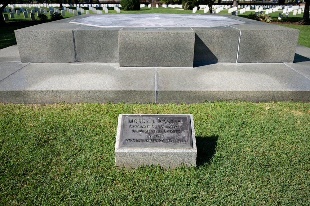 Moses Exekiel Sculpture in Section 16