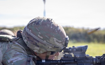 Soldiers with the NATO FLF Battle Group-Poland conduct joint weapons familiarization training in Poland