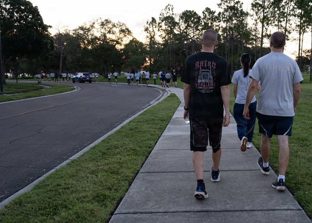 Airmen honor fallen ‘Rhinos’ during memorial 5K
