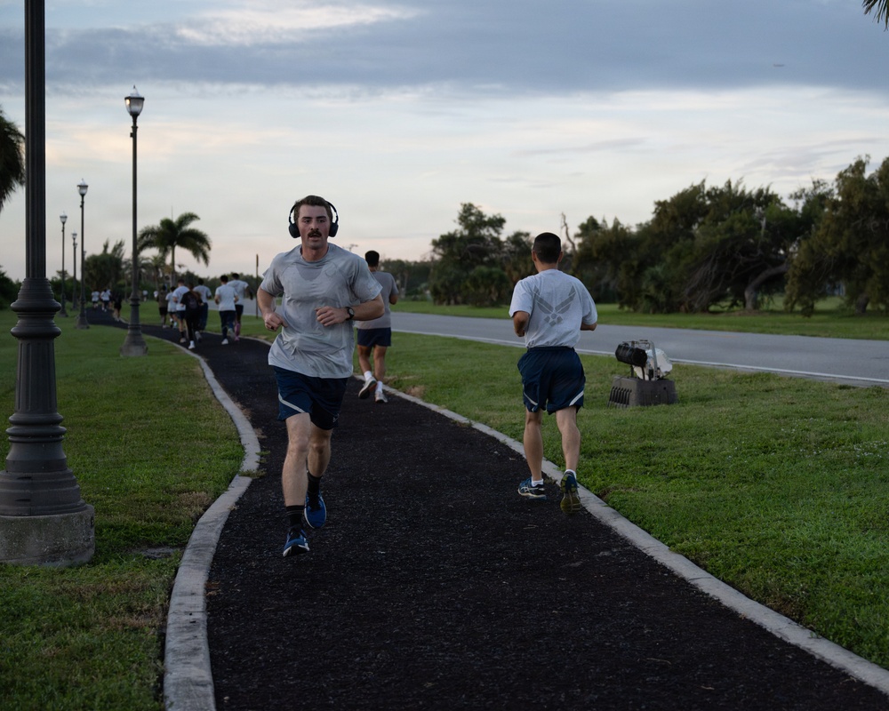 Airmen honor fallen ‘Rhinos’ during memorial 5K