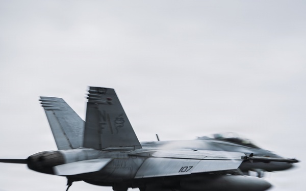 George Washington Conducts Flight Operations