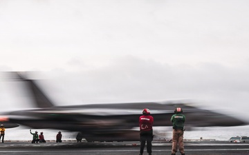 George Washington Conducts Flight Operations