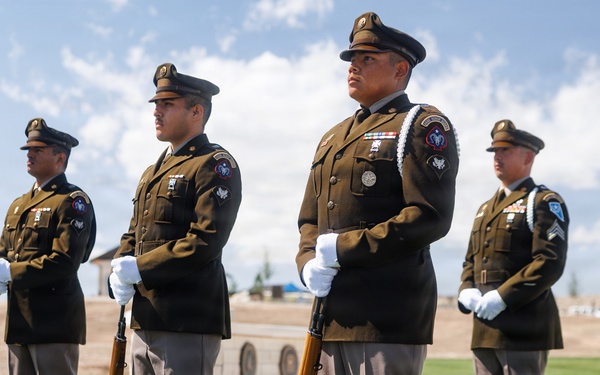 Nevada Guard Honor Guard supports dedication of state’s first national cemetery