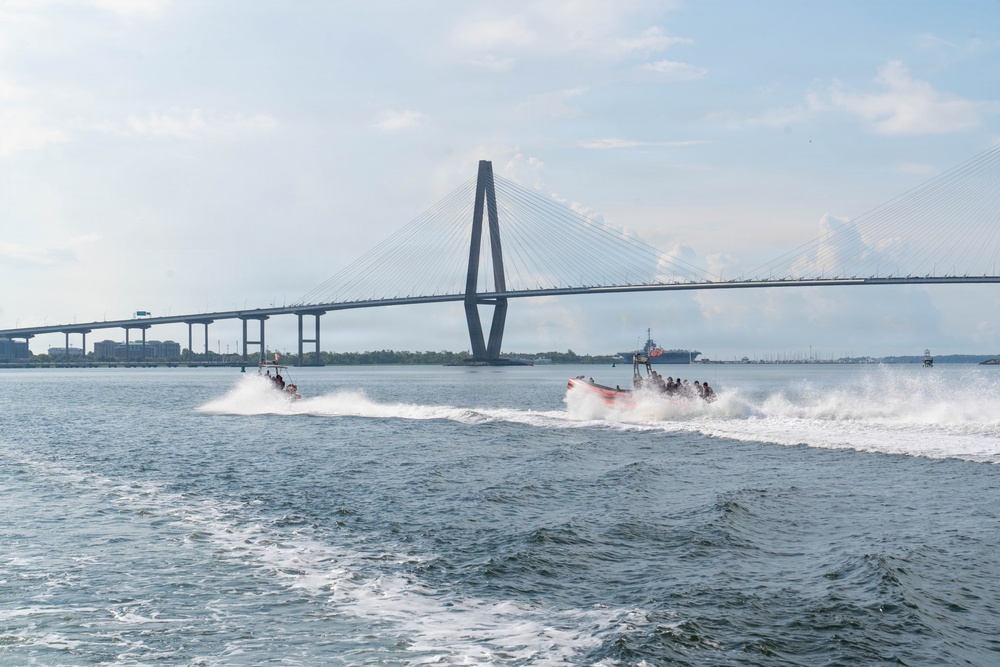 Charleston Harbor Tour from Survey Vessel Evans