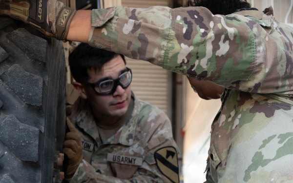 1st Cavalry Division experiments with digital maintenance capabilities