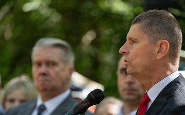 U.S. and British Army leaders commemorate the 82nd anniversary of the Battle of Osowe Grzędy in Poland