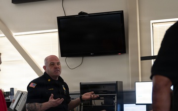 Vance AFB visits DM Fire Station