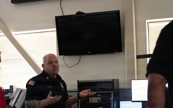 Vance AFB visits DM Fire Station