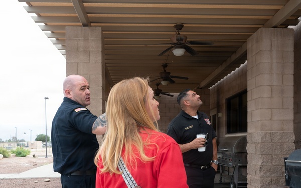 Vance AFB visits DM Fire Station
