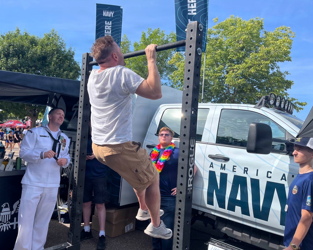 NTAG Northern Plains Sailors attend the Minnesota State Fair with the Strike Group.