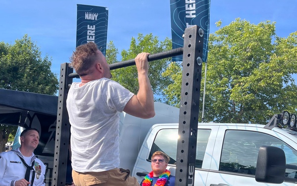 NTAG Northern Plains Sailors attend the Minnesota State Fair with the Strike Group.