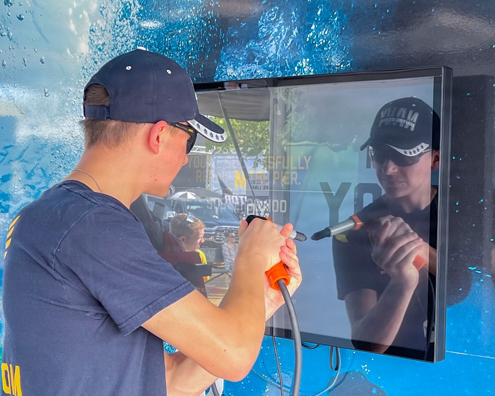 NTAG Northern Plains Sailors attend the Minnesota State Fair with the Strike Group.